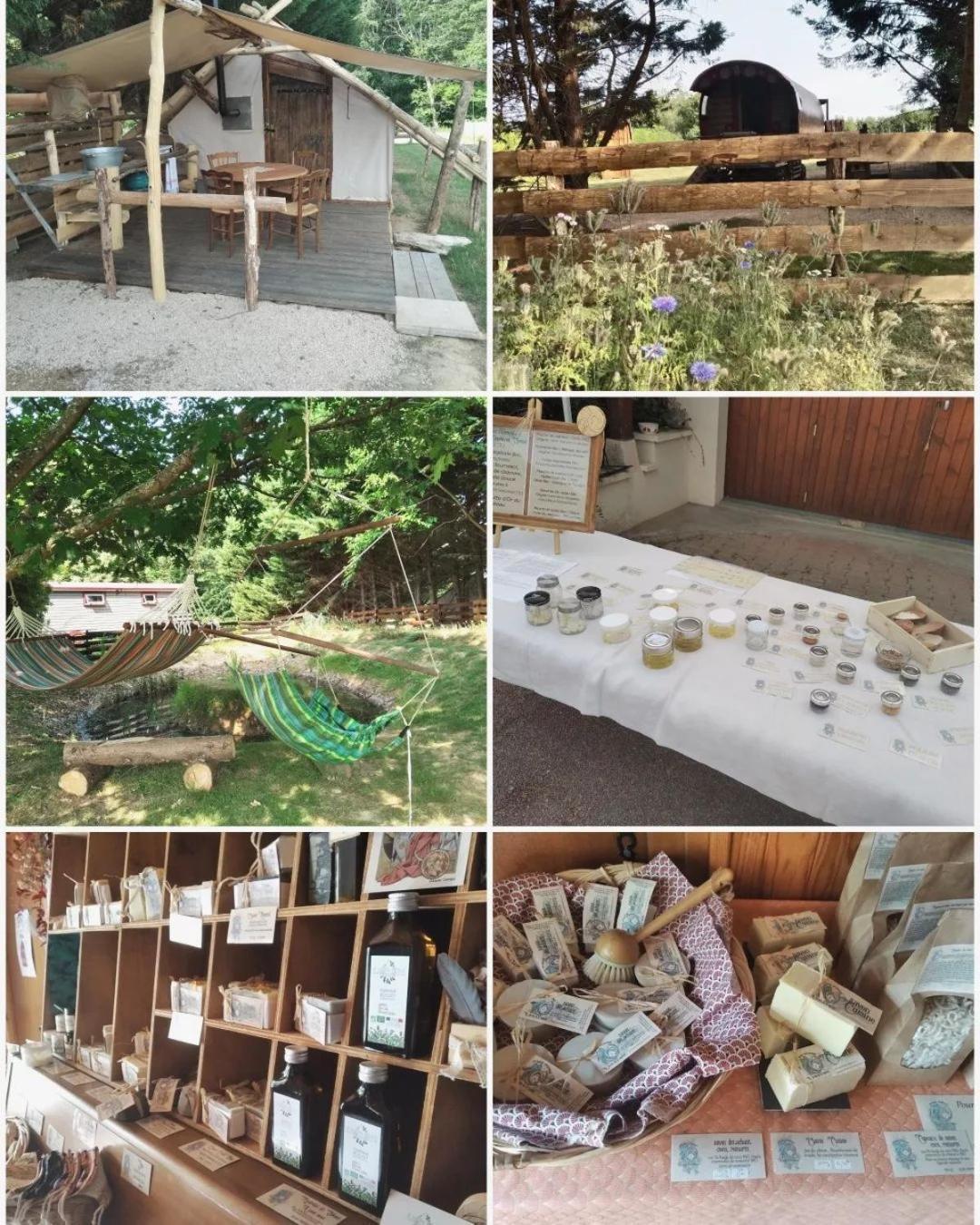 Tente Trappeur Ada, Au Jardin De La Vouivre Saint-Vincent-en-Bresse Exterior foto